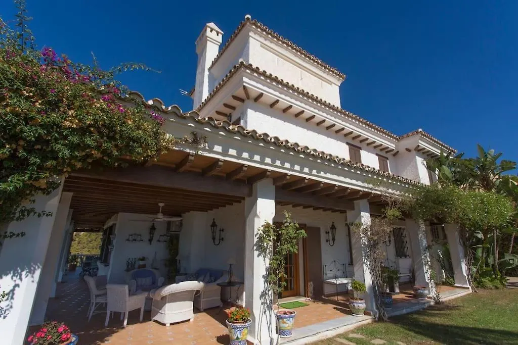 Andalusian Villa On The Sea And The Bay Of Malaga Spain